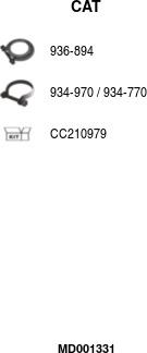 FA1 MD001331 - Catalizator aaoparts.ro