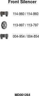 FA1 MD001264 - Toba esapament primara aaoparts.ro