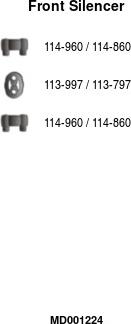 FA1 MD001224 - Toba esapament primara aaoparts.ro