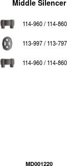 FA1 MD001220 - Toba esapamet intermediara aaoparts.ro