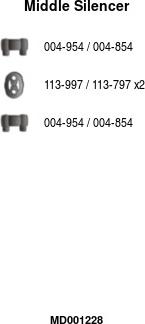 FA1 MD001228 - Toba esapamet intermediara aaoparts.ro