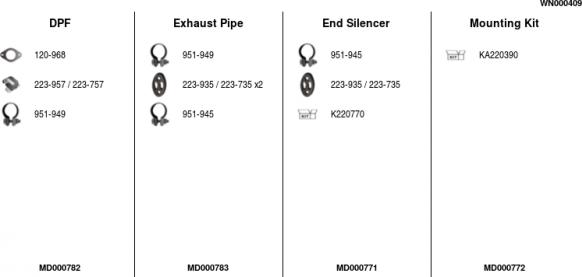 FA1 WN000409 - Sistem de esapament aaoparts.ro