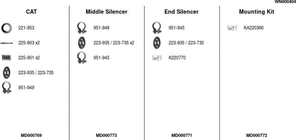 FA1 WN000404 - Sistem de esapament aaoparts.ro