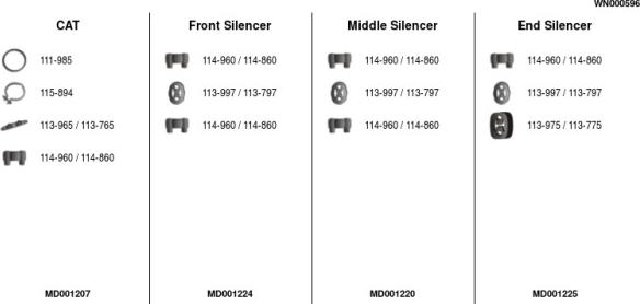 FA1 WN000596 - Sistem de esapament aaoparts.ro
