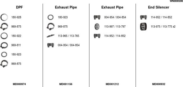 FA1 WN000590 - Sistem de esapament aaoparts.ro