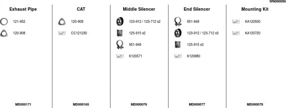 FA1 WN000095 - Sistem de esapament aaoparts.ro