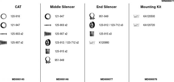FA1 WN000077 - Sistem de esapament aaoparts.ro