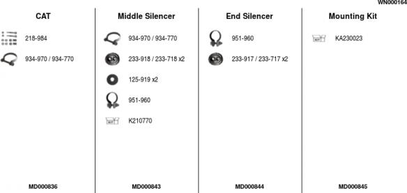 FA1 WN000164 - Sistem de esapament aaoparts.ro