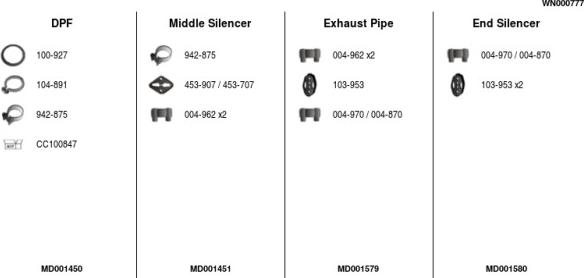 FA1 WN000777 - Sistem de esapament aaoparts.ro