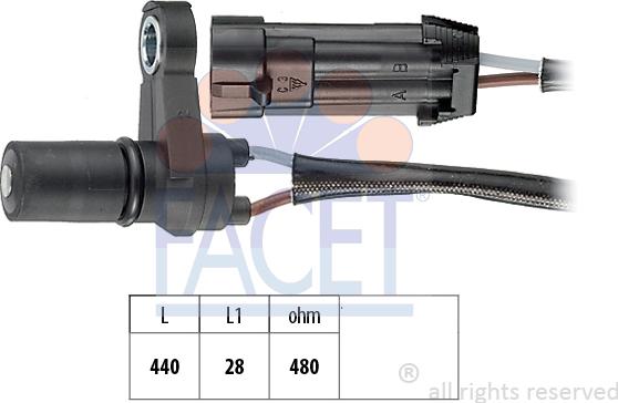 FACET 9.0495 - Senzor turatie, cutie de viteza automata aaoparts.ro