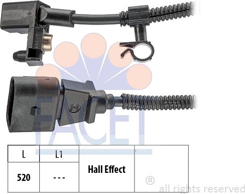 FACET 9.0445 - Senzor impulsuri, arbore cotit aaoparts.ro