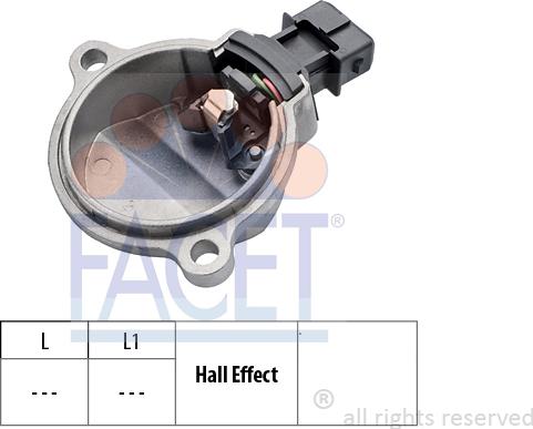 FACET 9.0401 - Senzor,pozitie ax cu came aaoparts.ro