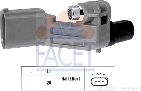 FACET 9.0598 - Senzor impulsuri, arbore cotit aaoparts.ro