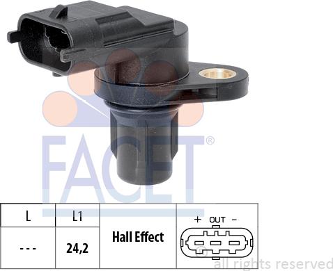 FACET 9.0556 - Senzor,pozitie ax cu came aaoparts.ro
