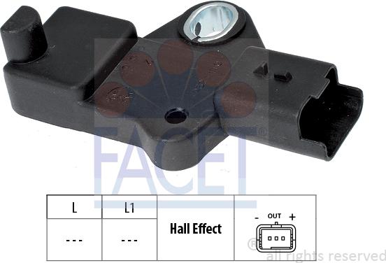 FACET 9.0524 - Senzor impulsuri, arbore cotit aaoparts.ro