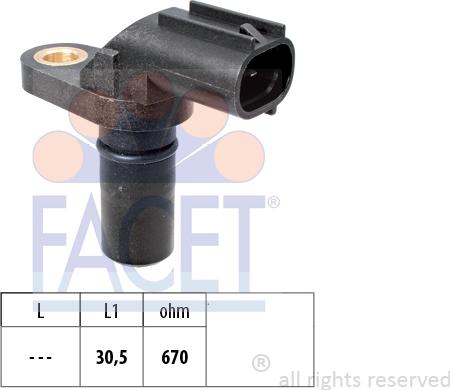 FACET 9.0522 - Senzor impulsuri, arbore cotit aaoparts.ro