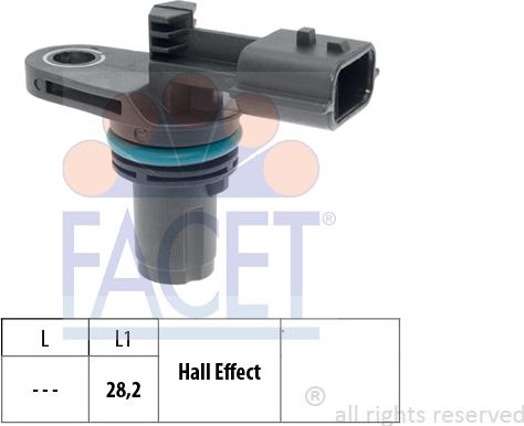 FACET 9.0616 - Senzor impulsuri, arbore cotit aaoparts.ro