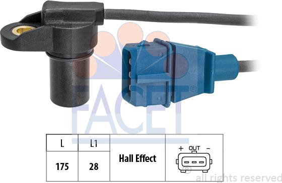 FACET 9.0853 - Senzor impulsuri, arbore cotit aaoparts.ro