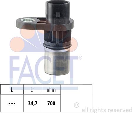 FACET 9.0292 - Senzor impulsuri, arbore cotit aaoparts.ro
