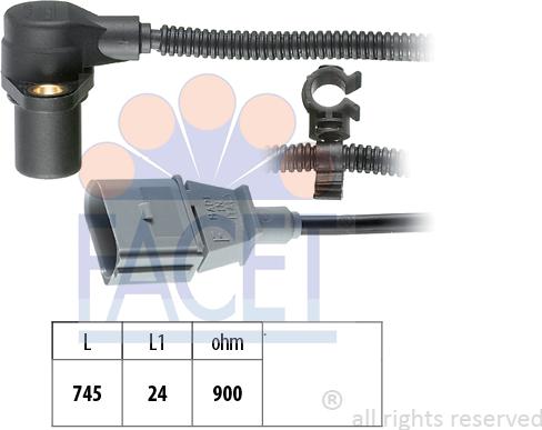 FACET 9.0267 - Senzor impulsuri, arbore cotit aaoparts.ro