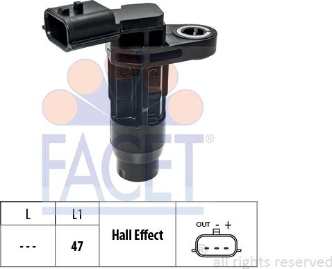 FACET 9.0768 - Senzor impulsuri, arbore cotit aaoparts.ro