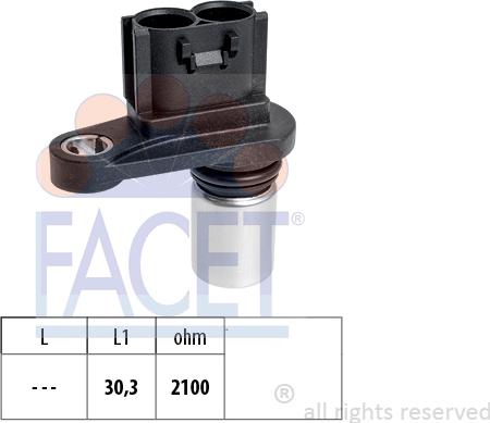 FACET 9.0716 - Senzor impulsuri, arbore cotit aaoparts.ro