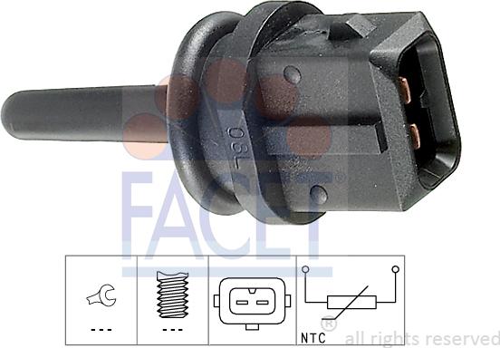 FACET 10.4003 - Senzor,temperatura aer admisie aaoparts.ro