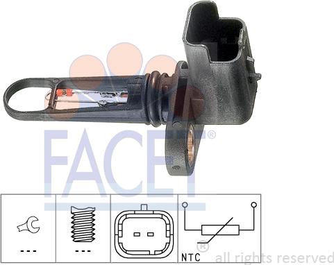 FACET 10.4021 - Senzor,temperatura aer admisie aaoparts.ro