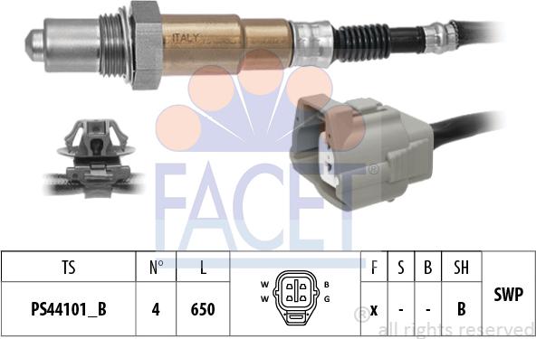 FACET 10.8566 - Sonda Lambda aaoparts.ro