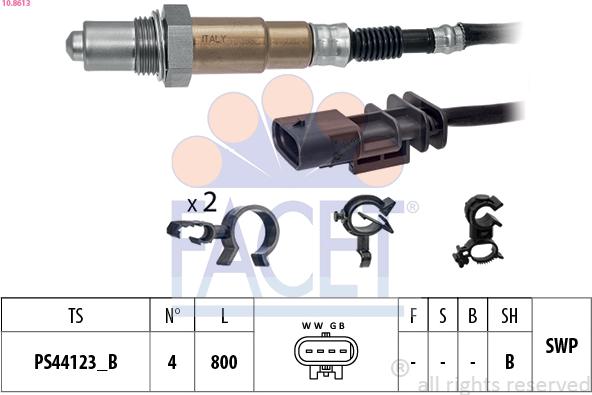 FACET 10.8613 - Sonda Lambda aaoparts.ro