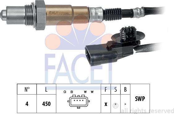 FACET 10.8095 - Sonda Lambda aaoparts.ro