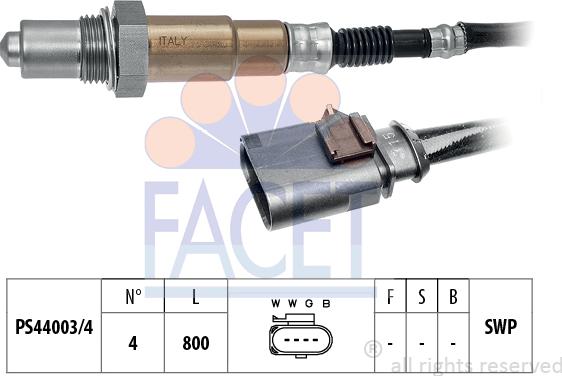 FACET 10.8199 - Sonda Lambda aaoparts.ro