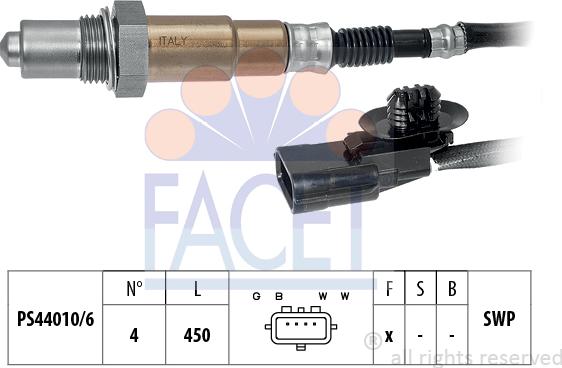 FACET 10.8169 - Sonda Lambda aaoparts.ro