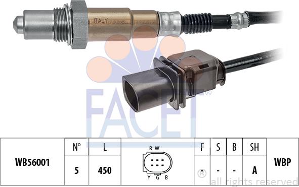 FACET 108396 - Sonda Lambda aaoparts.ro
