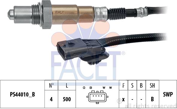 FACET 10.8306 - Sonda Lambda aaoparts.ro