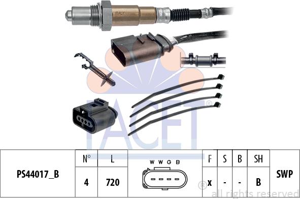 FACET 10.8248 - Sonda Lambda aaoparts.ro