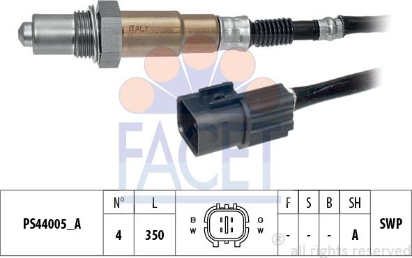 FACET 10.8257 - Sonda Lambda aaoparts.ro