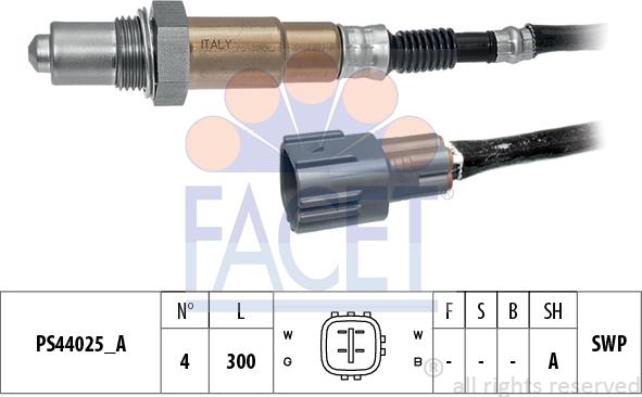 FACET 10.8269 - Sonda Lambda aaoparts.ro