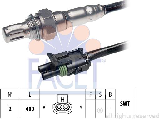 FACET 10.7074 - Sonda Lambda aaoparts.ro