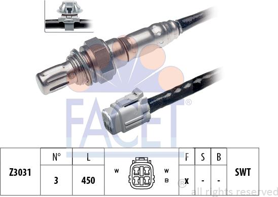 FACET 10.7866 - Sonda Lambda aaoparts.ro