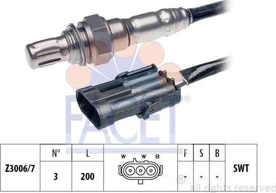 FACET 10.7279 - Sonda Lambda aaoparts.ro