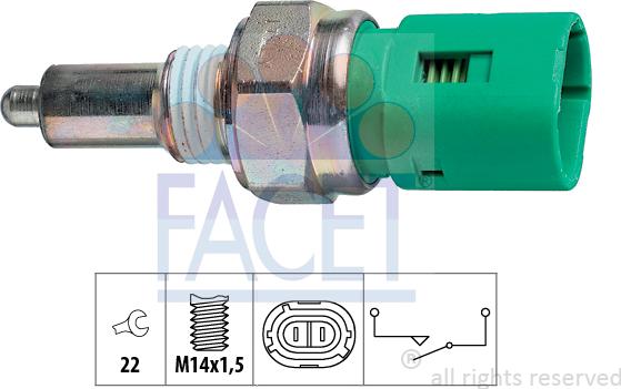 FACET 7.6096 - Comutator, lampa marsalier aaoparts.ro