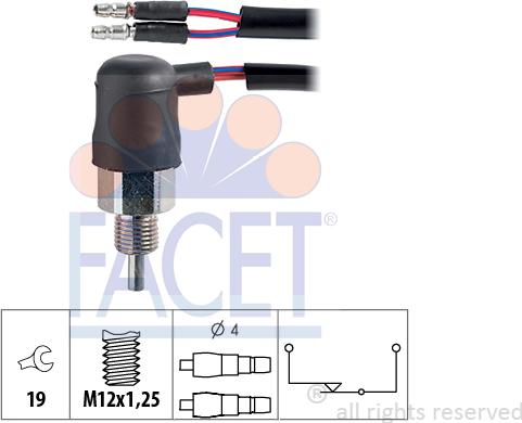 FACET 7.6047 - Comutator, lampa marsalier aaoparts.ro