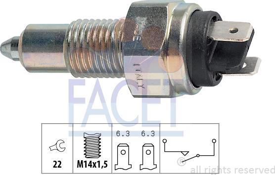 FACET 7.6000 - Comutator, lampa marsalier aaoparts.ro