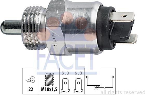 FACET 7.6013 - Comutator, lampa marsalier aaoparts.ro