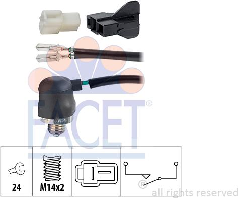 FACET 7.6088 - Comutator, lampa marsalier aaoparts.ro