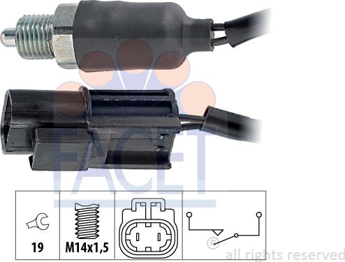 FACET 7.6140 - Comutator, lampa marsalier aaoparts.ro