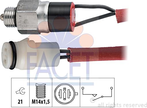 FACET 7.6159 - Comutator, lampa marsalier aaoparts.ro