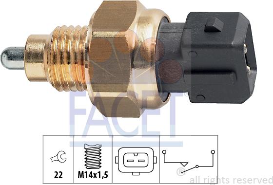 FACET 7.6108 - Comutator, lampa marsalier aaoparts.ro