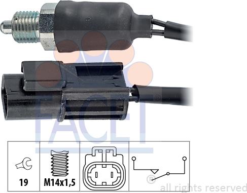 FACET 7.6116 - Comutator, lampa marsalier aaoparts.ro